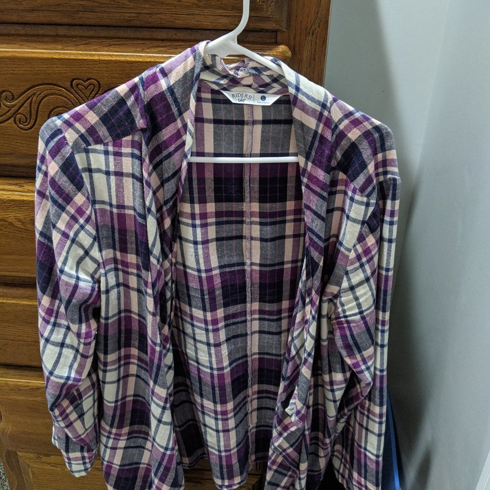 Plaid Cardigan